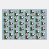 Christmas Orca Killer Whale Geschenkpapier Set (Vorderseite)