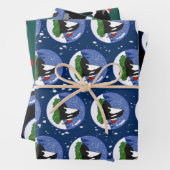 Christmas Orca Killer Whale Geschenkpapier Set (Beispiel)