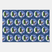 Christmas Orca Killer Whale Geschenkpapier Set (Vorderseite)