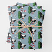 Christmas Orca Killer Whale Geschenkpapier Set (Beispiel)