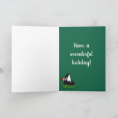 Christmas Orca Killer Whale Karte (Innenseite)