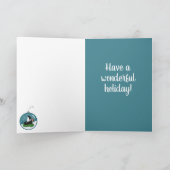 Christmas Orca Killer Whale Karte (Innenseite)