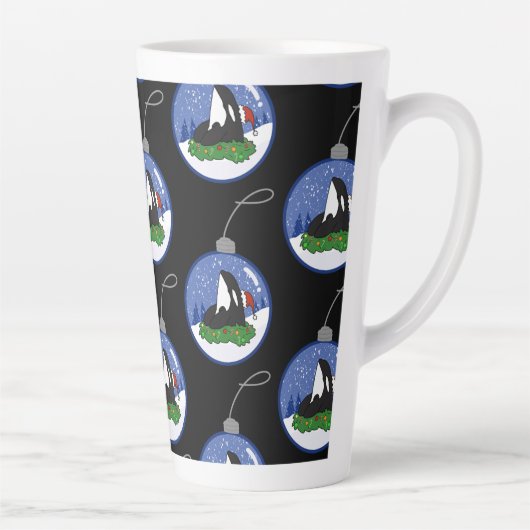 Christmas Orca Killer Whale Milchtasse (Rechts)