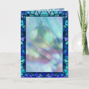 CHRISTMAS ORNAED GLASS by SHARON SHARPE Feiertagskarte