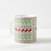 CHRISTMAS ORNAMENS REINDEER KAFFEETASSE (Vorderseite Links)