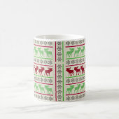 CHRISTMAS ORNAMENS REINDEER KAFFEETASSE (Mittel)