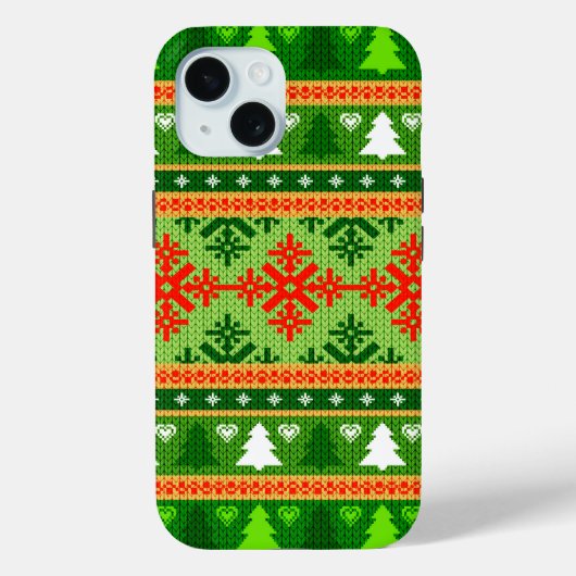 CHRISTMAS ORNAMENS STYLE Case-Mate iPhone HÜLLE (Rückseite)
