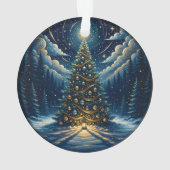 Christmas Ornament 2025 – Winter Night Tree 1 (Rückseite)