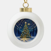 Christmas Ornament 2025 – Winter Night Tree 2 (Vorderseite)