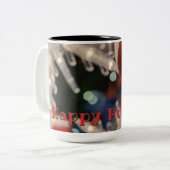 Christmas Ornament and Light Zweifarbige Tasse (Vorderseite Links)