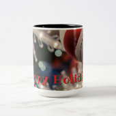 Christmas Ornament and Light Zweifarbige Tasse (Mittel)