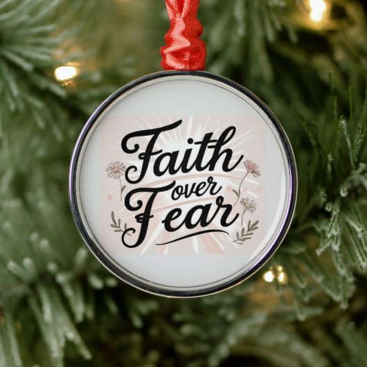 Christmas Ornament | Faith Inspired Aus Metall (Baum)