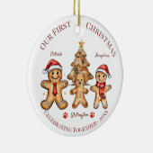 Christmas Ornament - First Christmas with our Dog (Rechts)