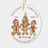 Christmas Ornament - First Christmas with our Dog (Links)