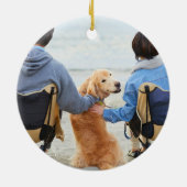 Christmas Ornament - First Christmas with our Dog  (Hinten)