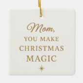 Christmas Ornament for Mom – Magic Christmas (Vorderseite)