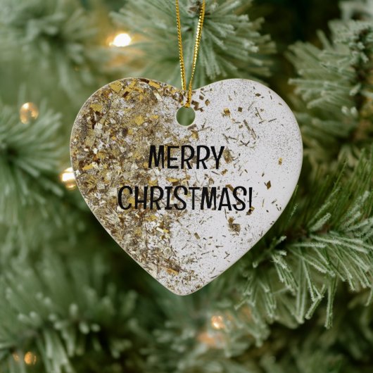 CHRISTMAS ORNAMENT GOLD DETAIL (Baum)
