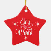 Christmas Ornament Joy to the World (Hinten)