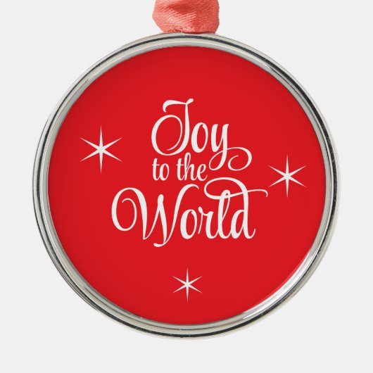Christmas Ornament Joy to the World (Vorne)