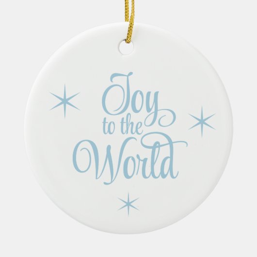 Christmas Ornament Joy to the World (Vorne)