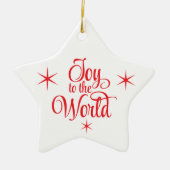 Christmas Ornament Joy to the World (Vorne)