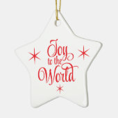 Christmas Ornament Joy to the World (Links)