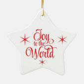 Christmas Ornament Joy to the World (Hinten)