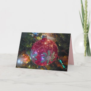 Christmas Ornament Note Card Feiertagskarte