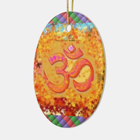 Christmas Ornament Om Mantra Symbol Chant Hinduism (Links)