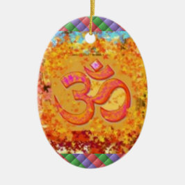 Christmas Ornament Om Mantra Symbol Chant Hinduism