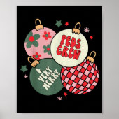 Christmas Ornament Peds Crew Pediatric Nurse Xmas  Poster (Vorne)