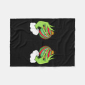 Christmas Ornament S Funny Christmas Fleecedecke (Vorderseite (Horizontal))