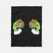 Christmas Ornament S Funny Christmas Fleecedecke (Vorderseite)