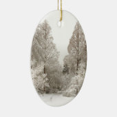 Christmas Ornament Snow Trees Decoration Custom (Rechts)