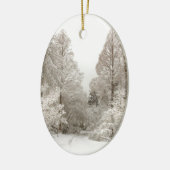 Christmas Ornament Snow Trees Decoration Custom (Links)