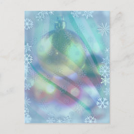 CHRISTMAS ORNAMENT & SNOWFLAKEN VON SHARON SHARPE FEIERTAGSPOSTKARTE