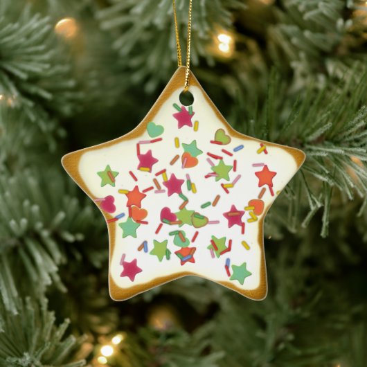 Christmas Ornament Star “Christmas Cookie” Var05 (Baum)