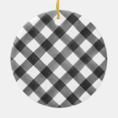 Christmas Ornament with Buffalo Pläd & Missletoe (Hinten)