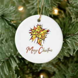 Christmas Ornament with Star Graphic