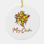 Christmas Ornament with Star Graphic (Vorne)