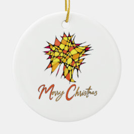 Christmas Ornament with Star Graphic