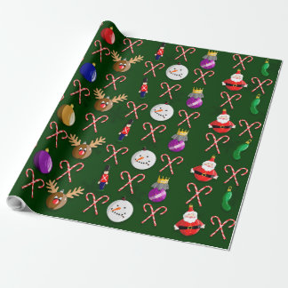 Christmas Ornament Wrapping Paper Geschenkpapier