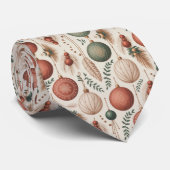 Christmas Ornaments Boho Pattern Krawatte (Gerollt)