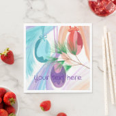 Christmas Ornaments, Custom Paper Napkins Serviette (Beispiel)