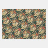 Christmas Ornaments Faith Hope And Charity Vector Geschenkpapier Set (Vorderseite 2)