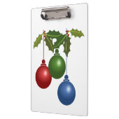 CHRISTMAS ORNAMENTS KLEMMBRETT (Links)