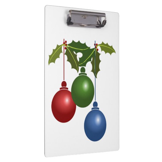 CHRISTMAS ORNAMENTS KLEMMBRETT (Rechts)