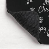Christmas Ornaments Merry Xmas Happy New Year Mousepad (Ecke)