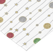 Christmas Ornaments Personalize 14 x 72 Kurzer Tischläufer (Ecke)