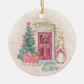 Christmas ornaments Rabbit Home Keramik Ornament (Vorne)